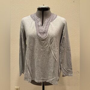 Croft & Barrow women’s casual long sleeve tee - M.